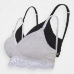 femmes 2pp soutien-gorge de maternité t-shirt soutien-gorge gris 006BT919 Anna Field
