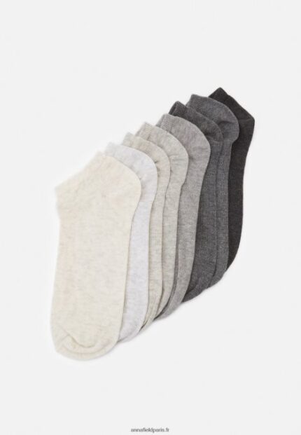 femmes 8pp baskets chaussettes chaussettes gris 006BT1131 Anna Field