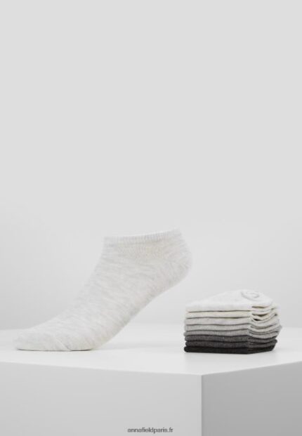 femmes 8pp baskets chaussettes chaussettes gris 006BT1146 Anna Field