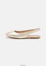 femmes ballerines à brides en cuir doré 006BT2182 Anna Field - Image 2