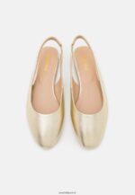 femmes ballerines à brides en cuir doré 006BT2182 Anna Field - Image 6