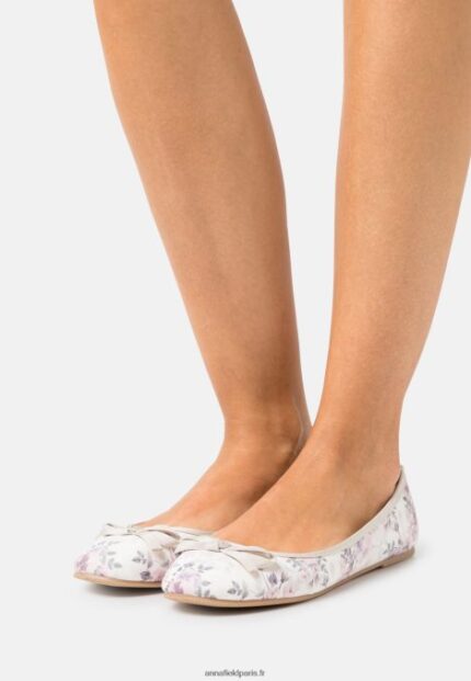 femmes ballerines blanches 006BT2097 Anna Field
