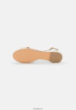 femmes ballerines bride cheville cuir blanc 006BT2175 Anna Field - Image 5