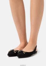 femmes ballerines bride cheville noir 006BT2172 Anna Field