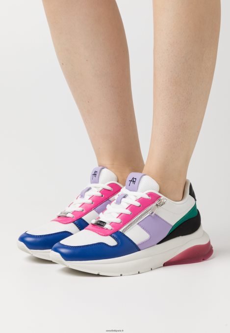 femmes baskets en cuir blanc/multicolore 006BT1214 Anna Field - Image 1