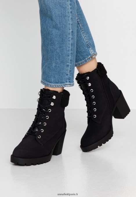 femmes_botte_dhiver_bottines_a_plateforme_noir_006bt2044_anna_field.jpg femmes botte d'hiver bottines à plateforme noir 006BT2044 Anna Field - Image 1