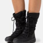 femmes bottes d'hiver bottes de neige bottes d'hiver noir 006BT2211 Anna Field