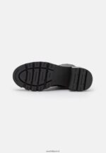 femmes bottillon d'hiver en cuir bottes d'hiver noir 006BT2036 Anna Field - Image 5