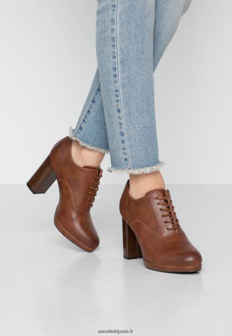 femmes_bottines_talon_haut_confort_cognac_006bt1748_anna_field.jpg femmes bottines talon haut confort cognac 006BT1748 Anna Field - Image 1