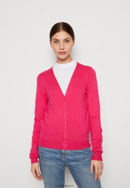 femmes cardigan rose 006BT826 Anna Field