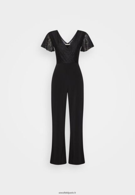 femmes combinaison noire 006BT884 Anna Field