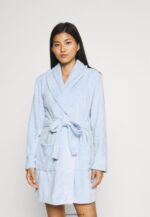femmes dames en peluche peignoir robe de chambre bleu 006BT1094 Anna Field