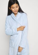 femmes dames en peluche peignoir robe de chambre bleu 006BT1094 Anna Field - Image 4