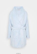 femmes dames en peluche peignoir robe de chambre bleu 006BT1094 Anna Field - Image 5