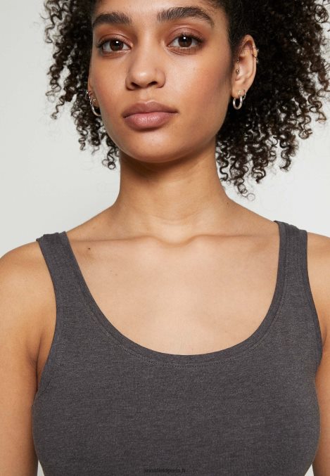 femmes débardeur basique 3er pack top noir blanc mottl 006BT434 Anna Field - Image 5
