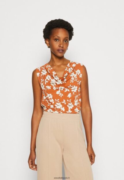 femmes dessus marron/blanc 006BT435 Anna Field