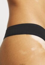 femmes georgina 7pp string string en coton noir 006BT977 Anna Field - Image 5