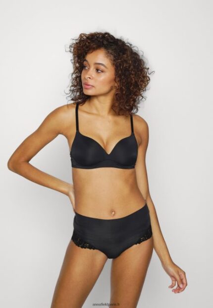 femmes juniper 3pp slip taille haute noir 006BT989 Anna Field