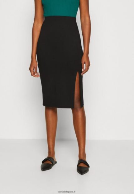 femmes jupe crayon noire 006BT797 Anna Field