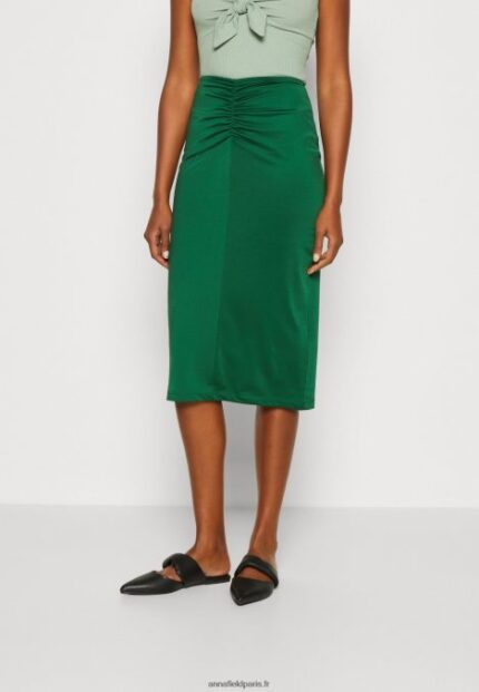 femmes jupe crayon vert foncé 006BT801 Anna Field