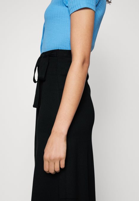 femmes jupe midi portefeuille basique jupe trapèze noir 006BT787 Anna Field - Image 7