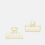 femmes Lot de 2 accessoires de coiffure dorés 006BT2668 Anna Field