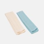 femmes Lot de 2 foulards bleu clair/nude 006BT2711 Anna Field