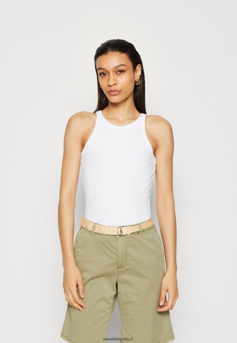 femmes Lot de 2 hauts bleu/blanc/blanc 006BT449 Anna Field - Image 2