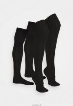 femmes Lot de 2 paires de chaussettes hautes noires 006BT1159 Anna Field - Image 2
