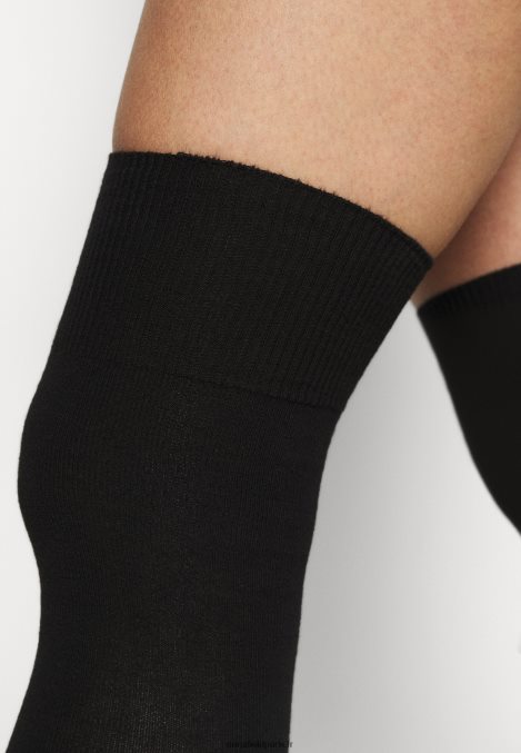 femmes Lot de 2 paires de chaussettes hautes noires 006BT1159 Anna Field - Image 3