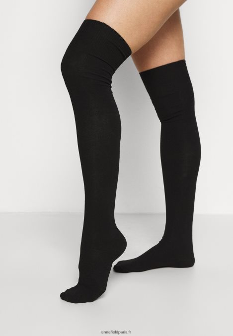 femmes_lot_de_2_paires_de_chaussettes_hautes_noires_006bt1159_anna_field.jpg femmes Lot de 2 paires de chaussettes hautes noires 006BT1159 Anna Field - Image 1