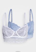 femmes Lot de 2 soutiens-gorge à armatures 503 bleu foncé_001 blanc 006BT940 Anna Field - Image 5