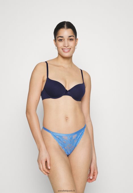 femmes Lot de 2 soutiens-gorge à armatures bleu/rose 006BT947 Anna Field - Image 1