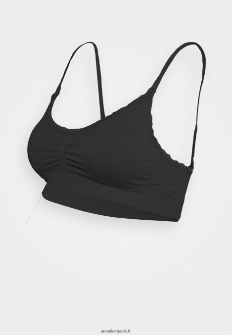 femmes Lot de 2 soutiens-gorge de maternité sans couture bustier gris/noir 006BT952 Anna Field - Image 4