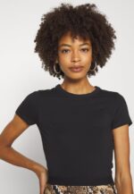 femmes Lot de 2 t-shirts basiques blanc/noir 006BT316 Anna Field - Image 6