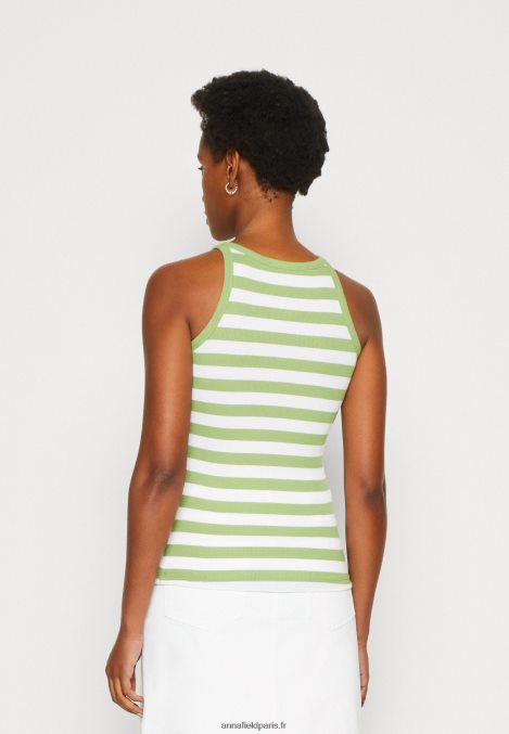 femmes Lot de 2 tops blanc cassé/vert 006BT479 Anna Field - Image 3