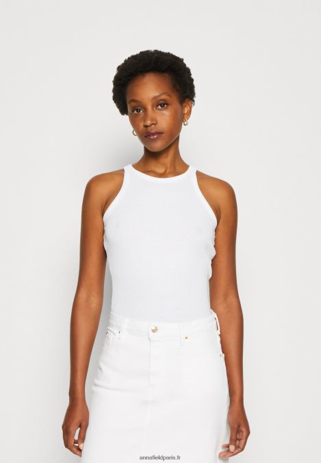 femmes Lot de 2 tops blanc cassé/vert 006BT479 Anna Field - Image 4