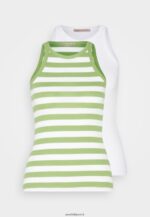 femmes Lot de 2 tops blanc cassé/vert 006BT479 Anna Field - Image 6