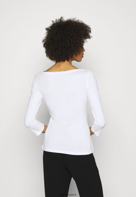 femmes Lot de 2 tops manches longues blanc/noir 006BT519 Anna Field - Image 3