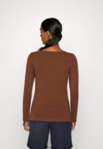femmes Lot de 2 tops manches longues marron/blanc 006BT584 Anna Field - Image 3