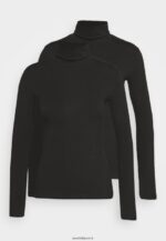 femmes Lot de 2 tops manches longues noir 006BT588 Anna Field - Image 5