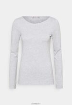 femmes Lot de 2 tops manches longues noir/gris chiné 006BT525 Anna Field - Image 4