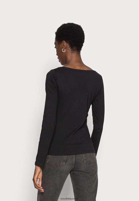 femmes Lot de 2 tops manches longues noir/noir 006BT524 Anna Field - Image 3