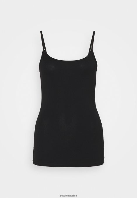 femmes Lot de 2 tops noir/gris clair chiné 006BT431 Anna Field - Image 2