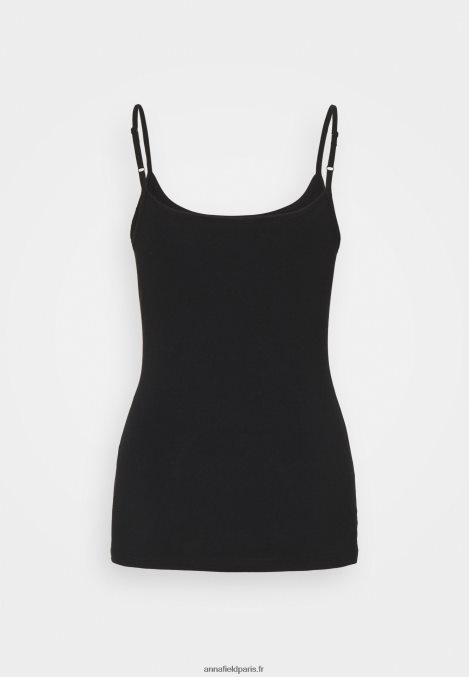 femmes Lot de 2 tops noir/gris clair chiné 006BT431 Anna Field - Image 3