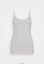 femmes Lot de 2 tops noir/gris clair chiné 006BT431 Anna Field - Image 4