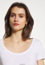 femmes Lot de 3 t-shirts basiques blanc/camel/noir 006BT380 Anna Field - Image 7