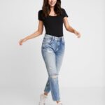 femmes Lot de 3 t-shirts basiques blanc/noir/gris foncé 006BT312 Anna Field