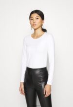 femmes Lot de 3 tops manches longues noir/blanc/gris clair chiné 006BT543 Anna Field - Image 2