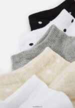 femmes Lot de 5 chaussettes gris/blanc/noir 006BT1137 Anna Field - Image 2